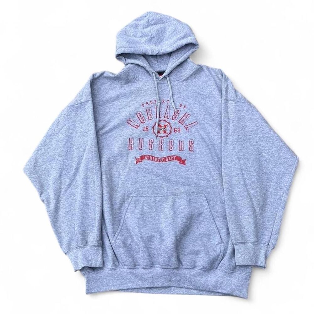 Vintage great shirts nebraska huskers Men's Grey Hoodie